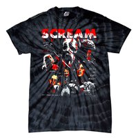 Halloween Scream Horror Movie Tie-Dye T-Shirt