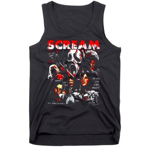 Halloween Scream Horror Movie Tank Top