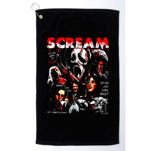 Halloween Scream Horror Movie Platinum Collection Golf Towel