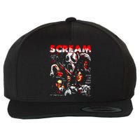 Halloween Scream Horror Movie Wool Snapback Cap