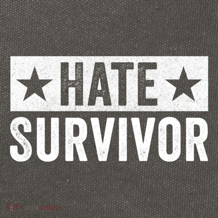 Hate Survivor Cotton Canvas Backpack