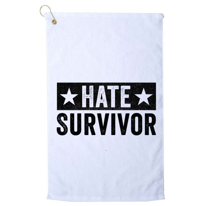 Hate Survivor Golf Towel