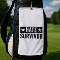Hate Survivor Golf Towel
