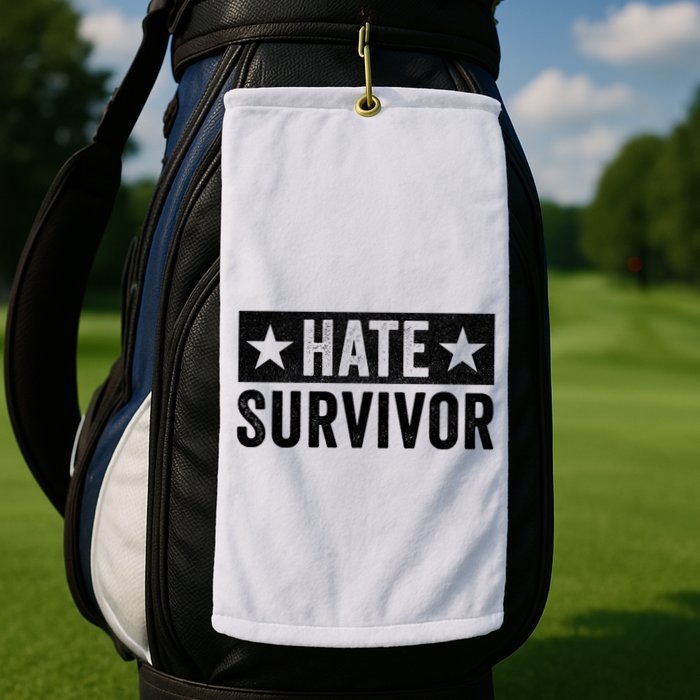 Hate Survivor Golf Towel