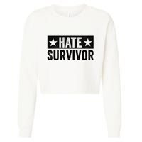 Hate Survivor Cropped Pullover Crew