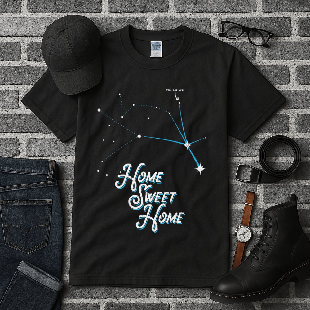 Home Sweet Home Zeta Reticuli Alien Betty Hill Star Map Tall T-Shirt