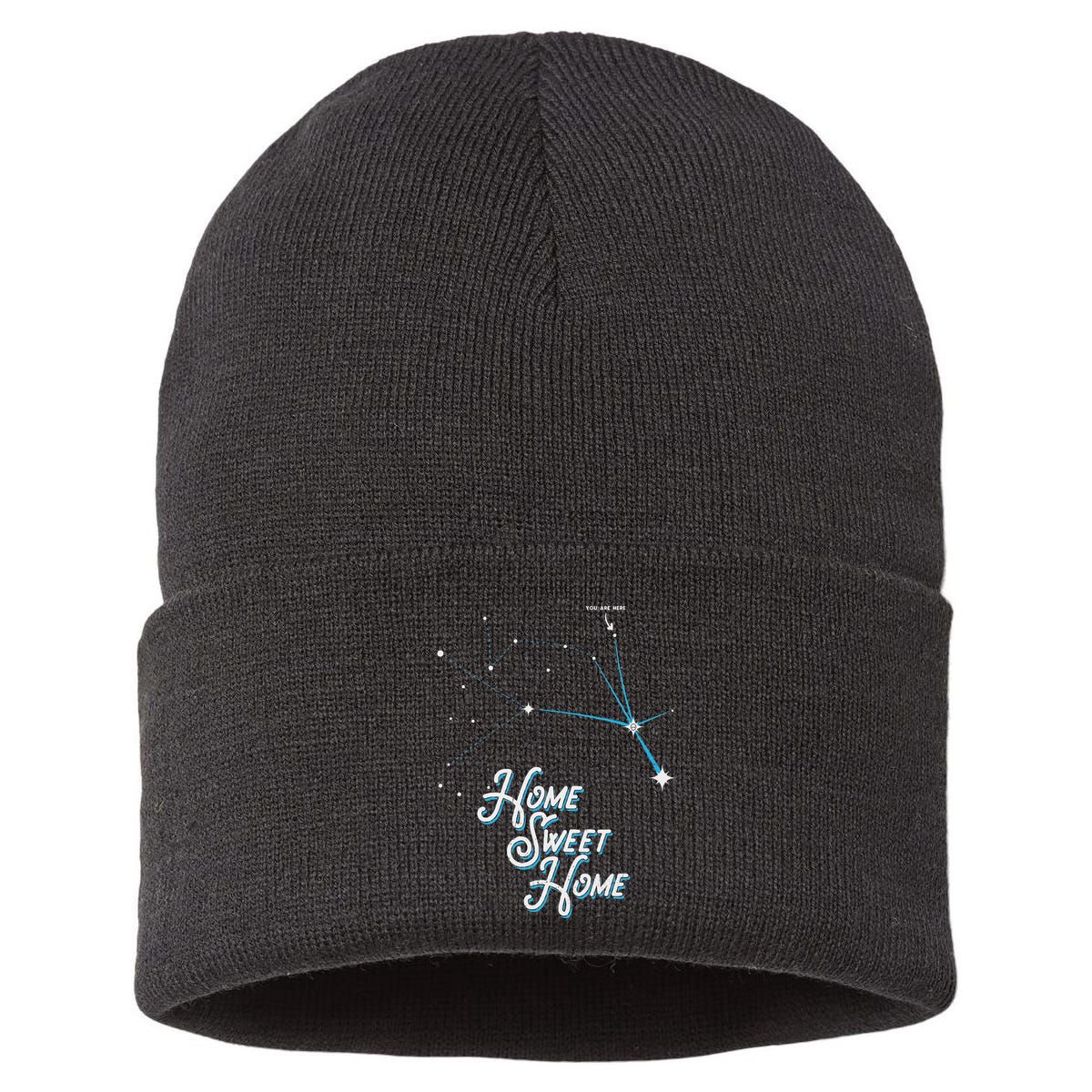 Home Sweet Home Zeta Reticuli Alien Betty Hill Star Map Sustainable Knit Beanie