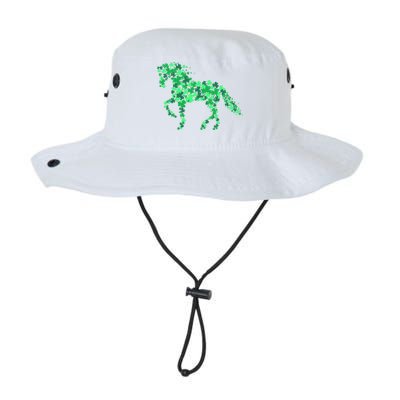 Horse Shamrock Horseback Riding Equestrian Cool Gift Patrick Gift Legacy Cool Fit Booney Bucket Hat