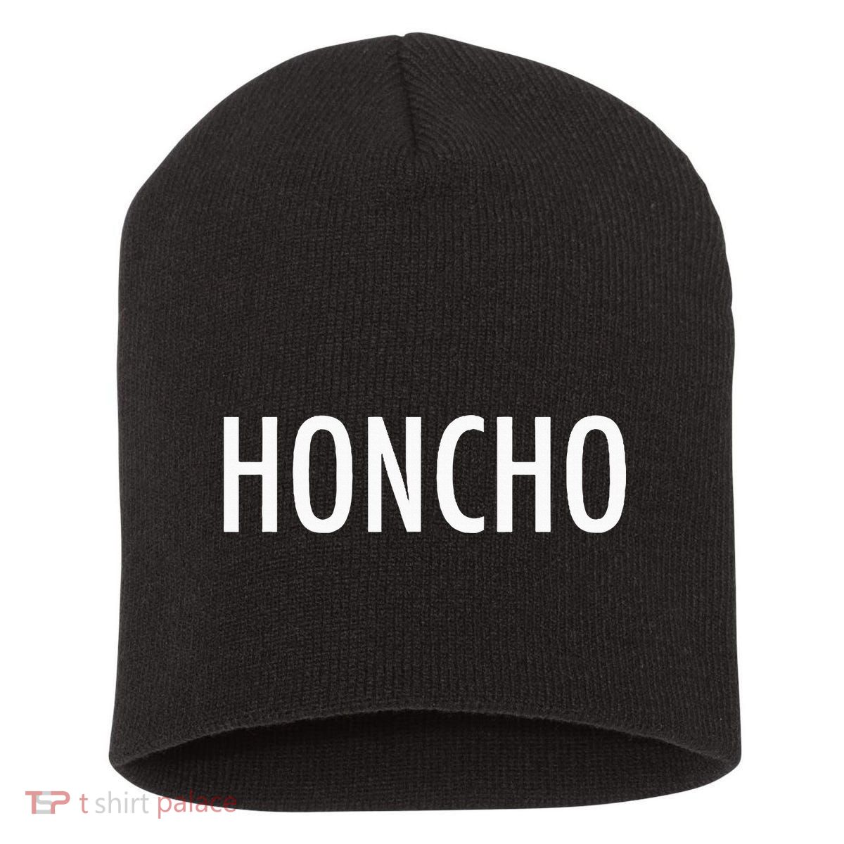 Honcho Slogan Hood Hiphop Rap Music Fans Short Acrylic Beanie