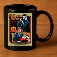Halloween Safety 11oz C Handle Ceramic Mug