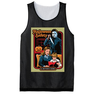 Halloween Safety Mesh Reversible Basketball Jersey Tank