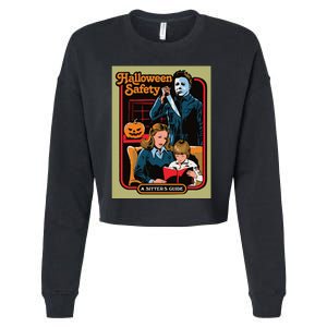 Halloween Safety Cropped Pullover Crew