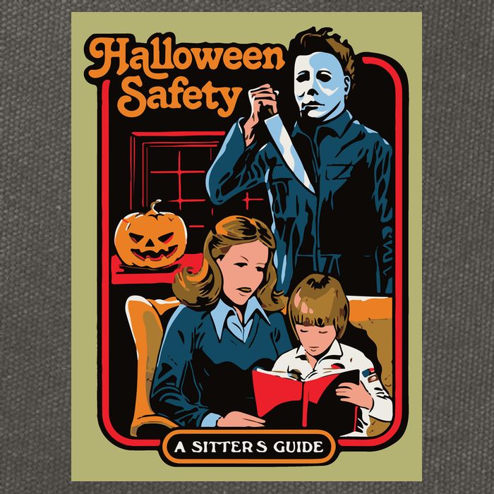 Halloween Safety Cotton Canvas Backpack