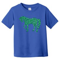 Horse Shamrock Horseback Riding Equestrian St Patricks Day Cool Gift Toddler T-Shirt