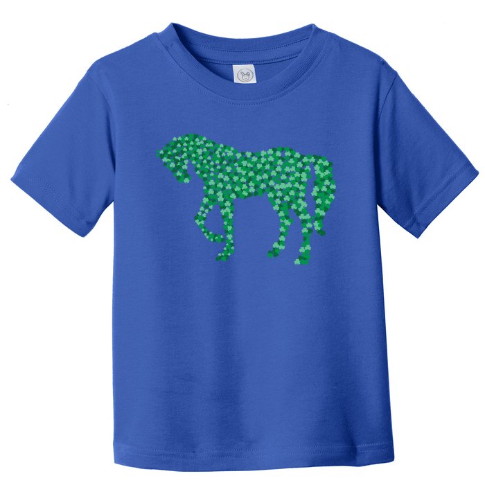 Horse Shamrock Horseback Riding Equestrian St Patricks Day Cool Gift Toddler T-Shirt