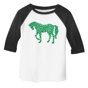 Horse Shamrock Horseback Riding Equestrian St Patricks Day Cool Gift Toddler Fine Jersey T-Shirt