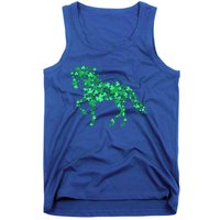 Horse Shamrock Horseback Riding Equestrian St Patrick's Day Meaningful Gift Tank Top