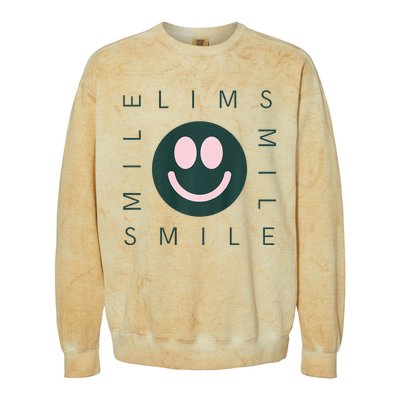 Happy Smile Colorblast Crewneck Sweatshirt