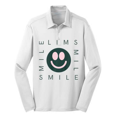 Happy Smile Silk Touch Performance Long Sleeve Polo