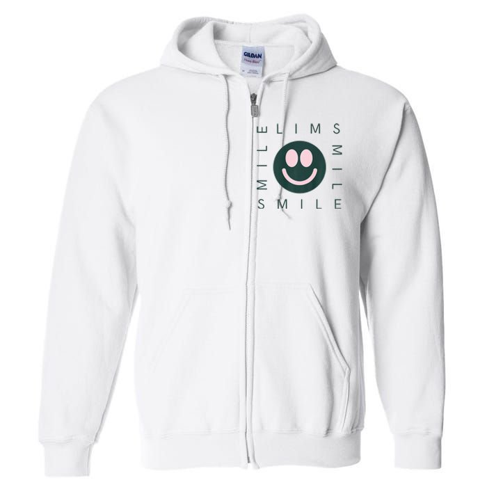 Happy Smile Full Zip Hoodie