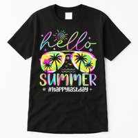 Hello Summer Happy Last Day Of School Teacher Student Tall T-Shirt