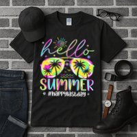 Hello Summer Happy Last Day Of School Teacher Student Tall T-Shirt