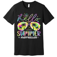 Hello Summer Happy Last Day Of School Teacher Student Premium T-Shirt