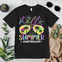 Hello Summer Happy Last Day Of School Teacher Student Premium T-Shirt