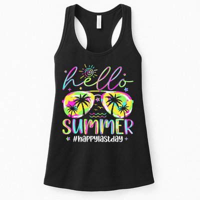 Hello Summer Happy Last Day Of School Teacher Student Womens Tank Top