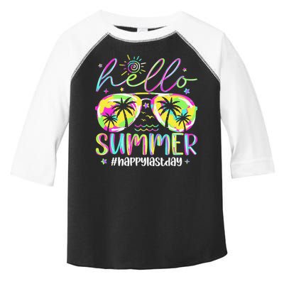 Hello Summer Happy Last Day Of School Teacher Student Toddler Fine Jersey T-Shirt