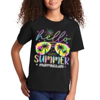 Hello Summer Happy Last Day Of School Teacher Student Kids T-Shirt