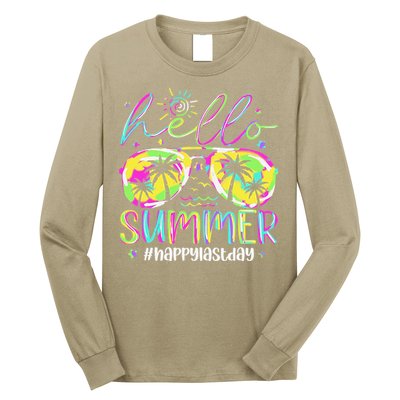 Hello Summer Happy Last Day Of School Teacher Student Long Sleeve Shirt