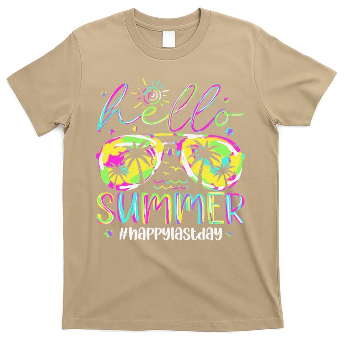 Hello Summer Happy Last Day Of School Teacher Student T-Shirt
