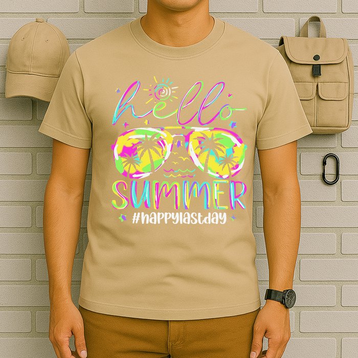 Hello Summer Happy Last Day Of School Teacher Student T-Shirt