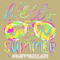 Hello Summer Happy Last Day Of School Teacher Student T-Shirt