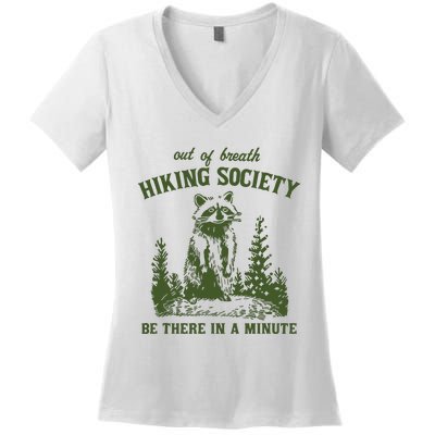 Hiking Society Women's V-Neck T-Shirt