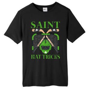 Hockey Saint Hatricks Leprechaun Hockey St. Patrick's Day Tall Fusion ChromaSoft Performance T-Shirt