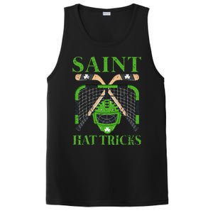 Hockey Saint Hatricks Leprechaun Hockey St. Patrick's Day PosiCharge Competitor Tank