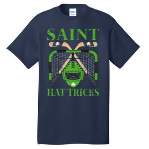 Hockey Saint Hatricks Leprechaun Hockey St. Patrick's Day Tall T-Shirt