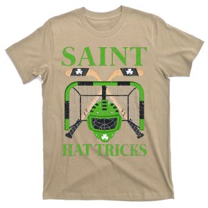 Hockey Saint Hatricks Leprechaun Hockey St. Patrick's Day T-Shirt