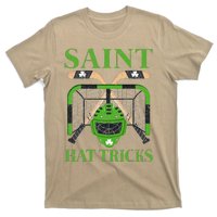 Hockey Saint Hatricks Leprechaun Hockey St. Patrick's Day T-Shirt