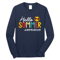 Hello Summer Happy Last Day Of School Teacher Student Long Sleeve Shirt