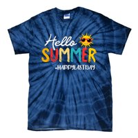 Hello Summer Happy Last Day Of School Teacher Student Tie-Dye T-Shirt