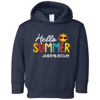 Hello Summer Happy Last Day Of School Teacher Student Toddler Hoodie