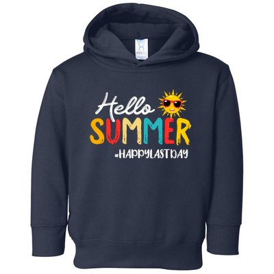 Hello Summer Happy Last Day Of School Teacher Student Toddler Hoodie