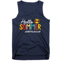 Hello Summer Happy Last Day Of School Teacher Student Tank Top