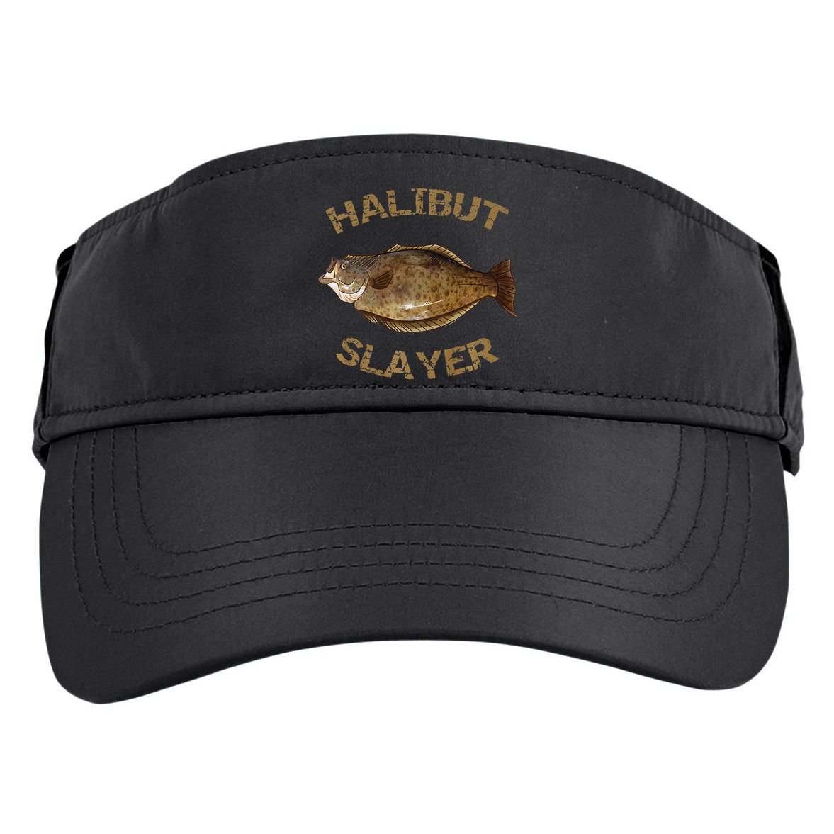 Halibut Slayer Halibut For Halibut Fishing Adult Drive Performance Visor