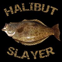 Halibut Slayer Halibut For Halibut Fishing 16 in Basic Backpack