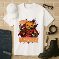 Hockey Slappy Hockeyween Pumpkin Jack O Lantern Halloween Tall T-Shirt