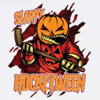 Hockey Slappy Hockeyween Pumpkin Jack O Lantern Halloween Sustainable Bucket Hat